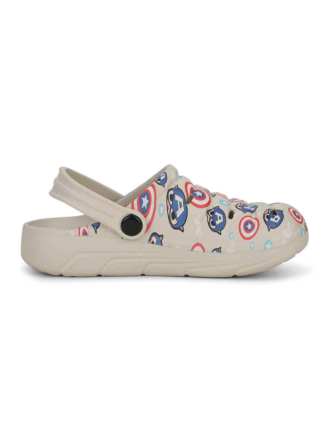 Floatz Boy's Off White Casual Clog Sandal - Off White - View 2