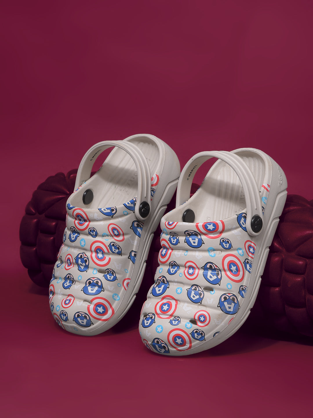 Floatz Boy's Off White Casual Clog Sandal - Off White - View 6