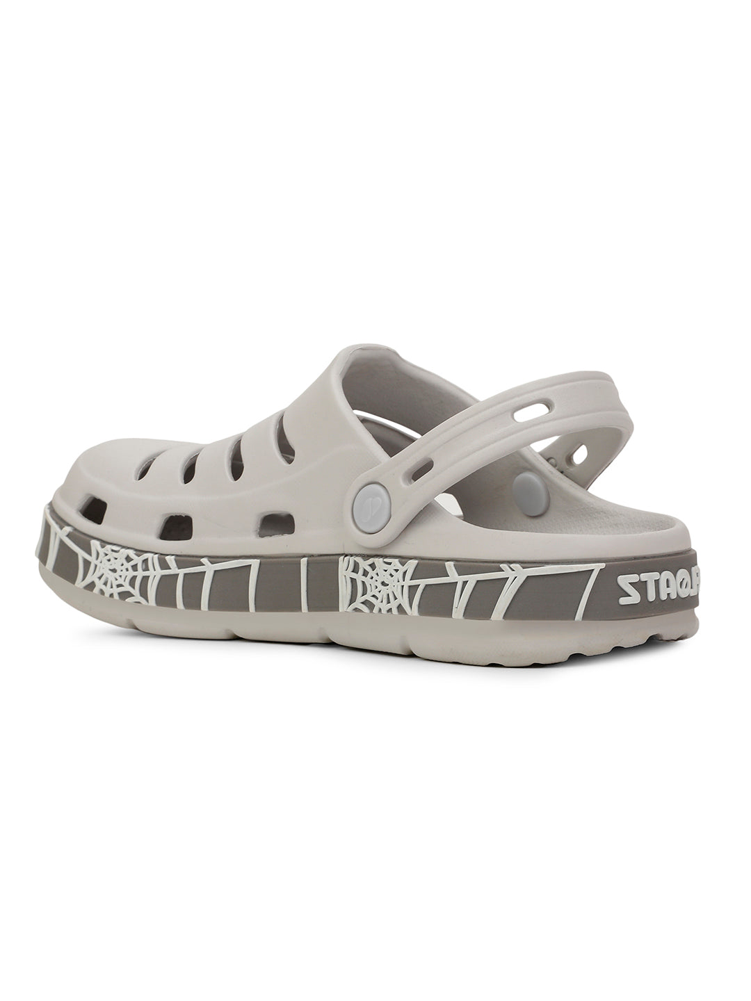 Floatz Boy's Grey Casual Clog Sandal - Grey - View 3