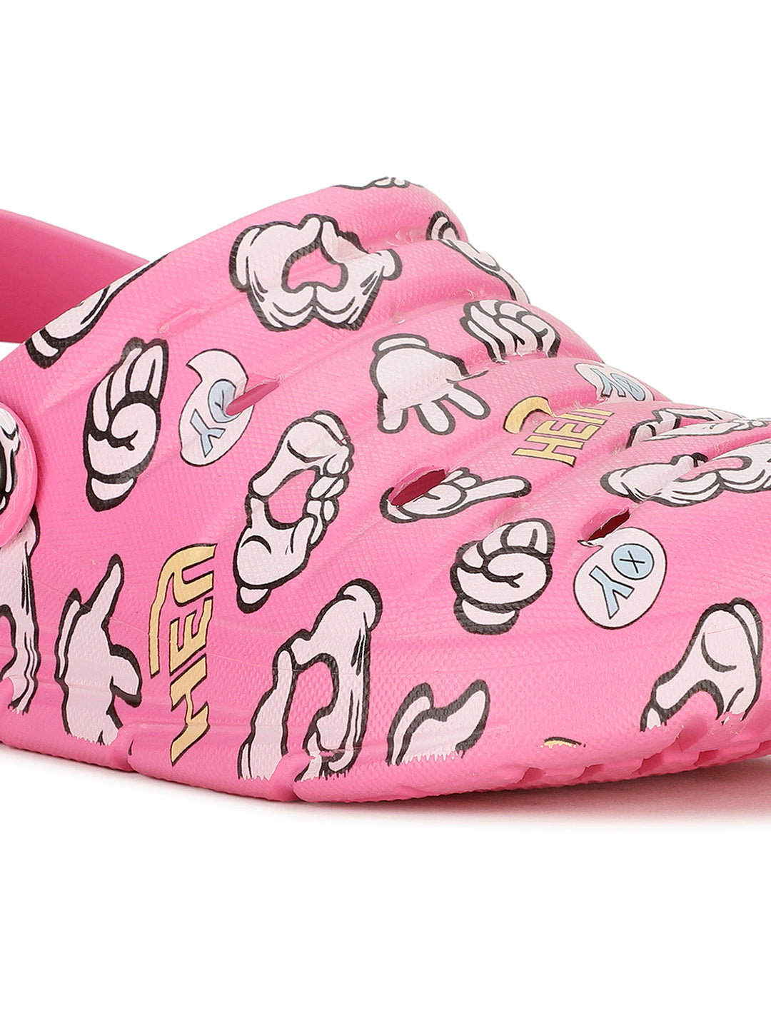 Floatz Girl's Pink Casual Clog Sandal - Pink - View 5