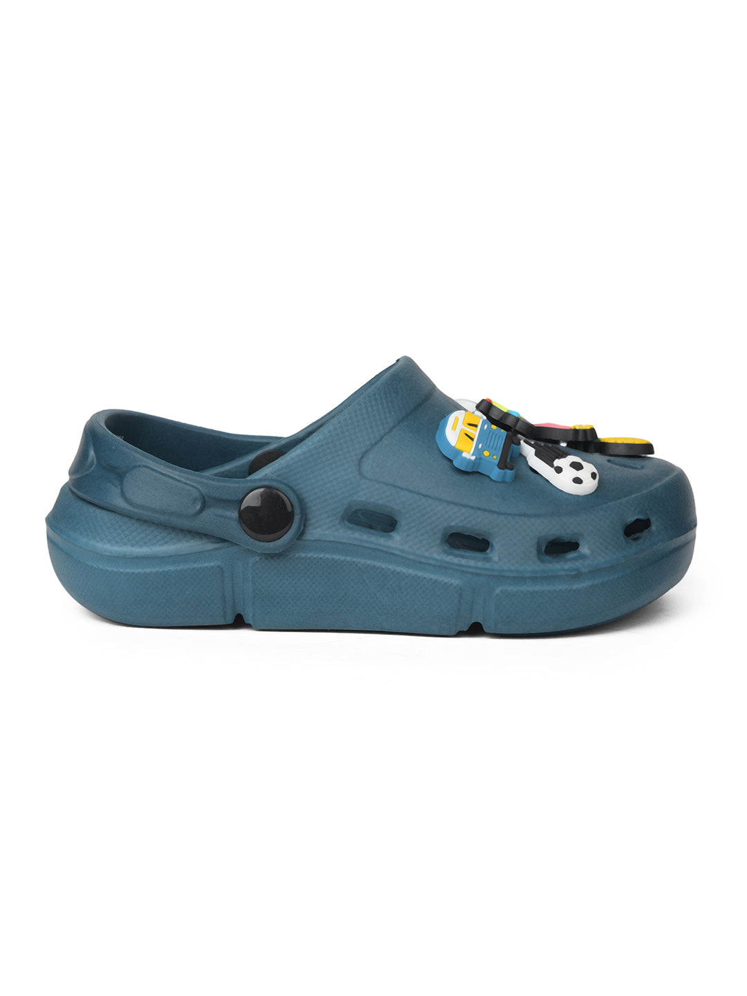 Bubblegummers Kids Unisex Navy Blue Casual Clog Sandal - Navy Blue - View 2