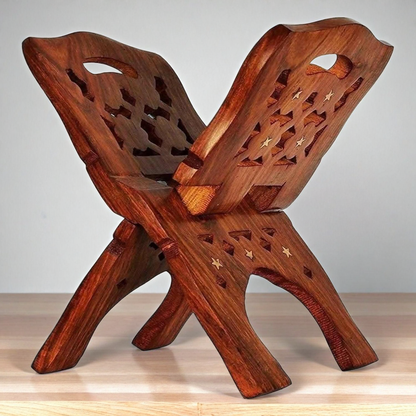 Santarms Handmade Wooden Foldable Geeta Stand