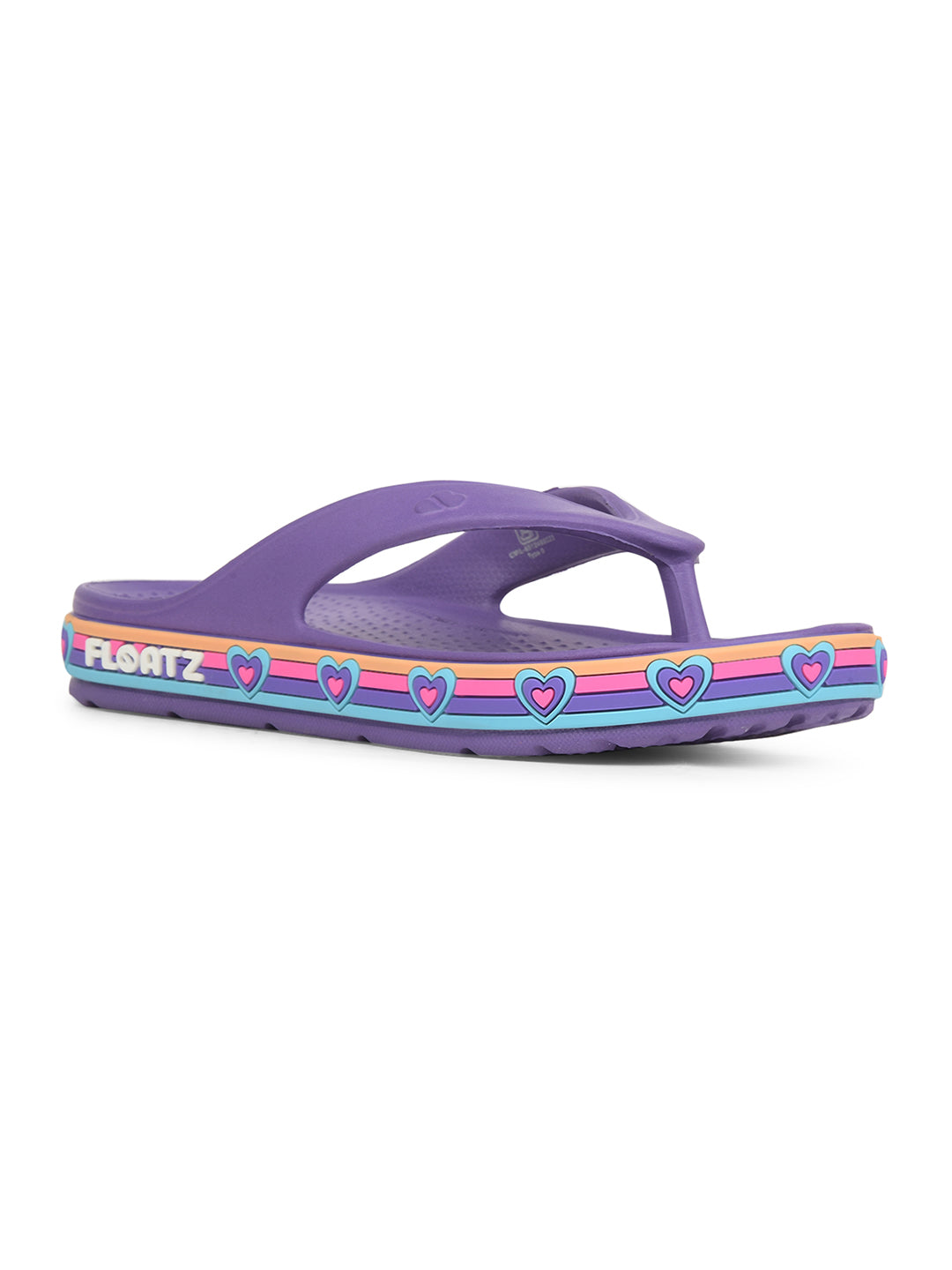 Floatz Kids' Unisex Purple Casual Thong Flip-Flops - Purple