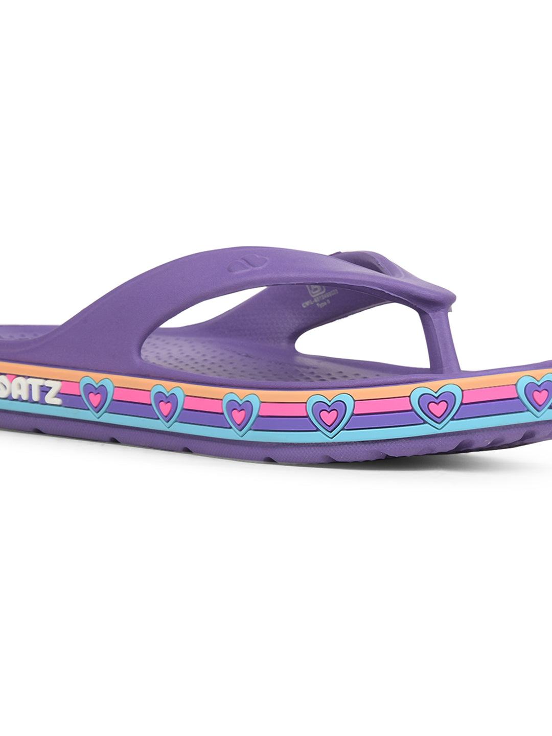 Floatz Kids' Unisex Purple Casual Thong Flip-Flops - Purple