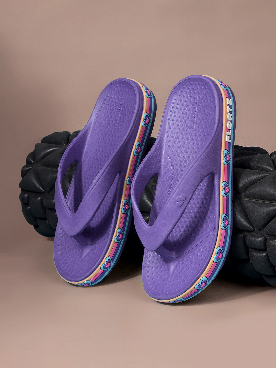 Floatz Kids' Unisex Purple Casual Thong Flip-Flops - Purple