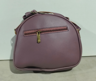 Elegant Purple Quilted Hand Bag with Crossbody for Women (TPT)