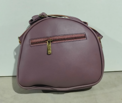 Elegant Purple Quilted Hand Bag with Crossbody for Women (TPT) NATIONALBAGS & BELTS