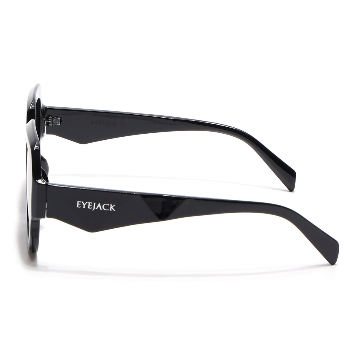 Eyejack Black Oversize Sunglasses for Men and Women - Style L994 - view 5