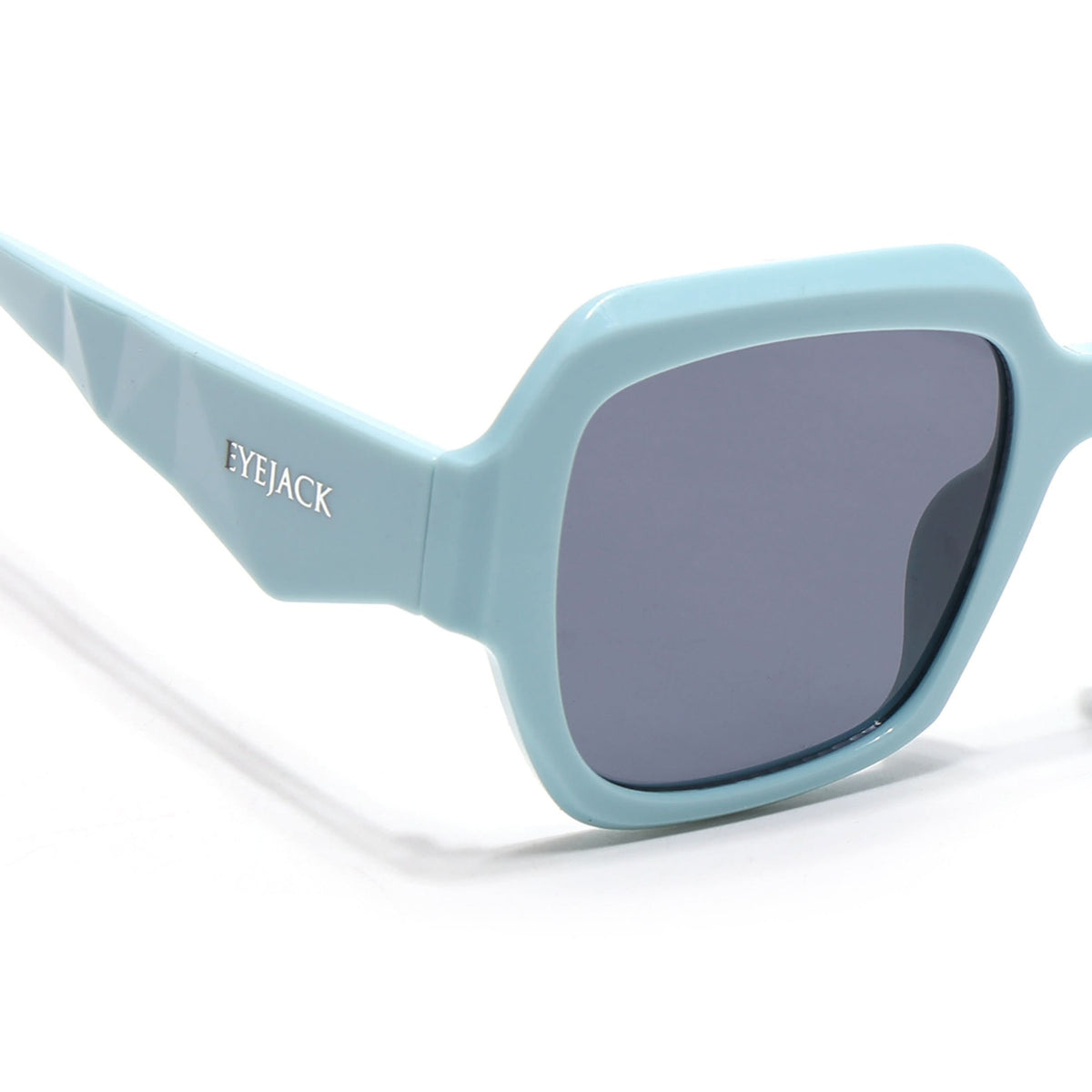 Eyejack Sky Blue Oversize Sunglasses for Men and Women - view 4