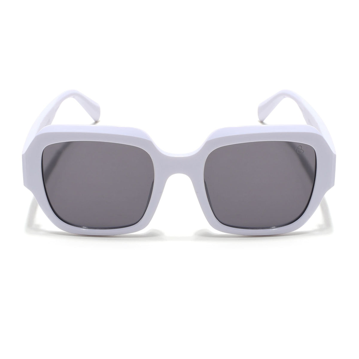 Eyejack White Oversize Sunglasses for Men and Women - view 2