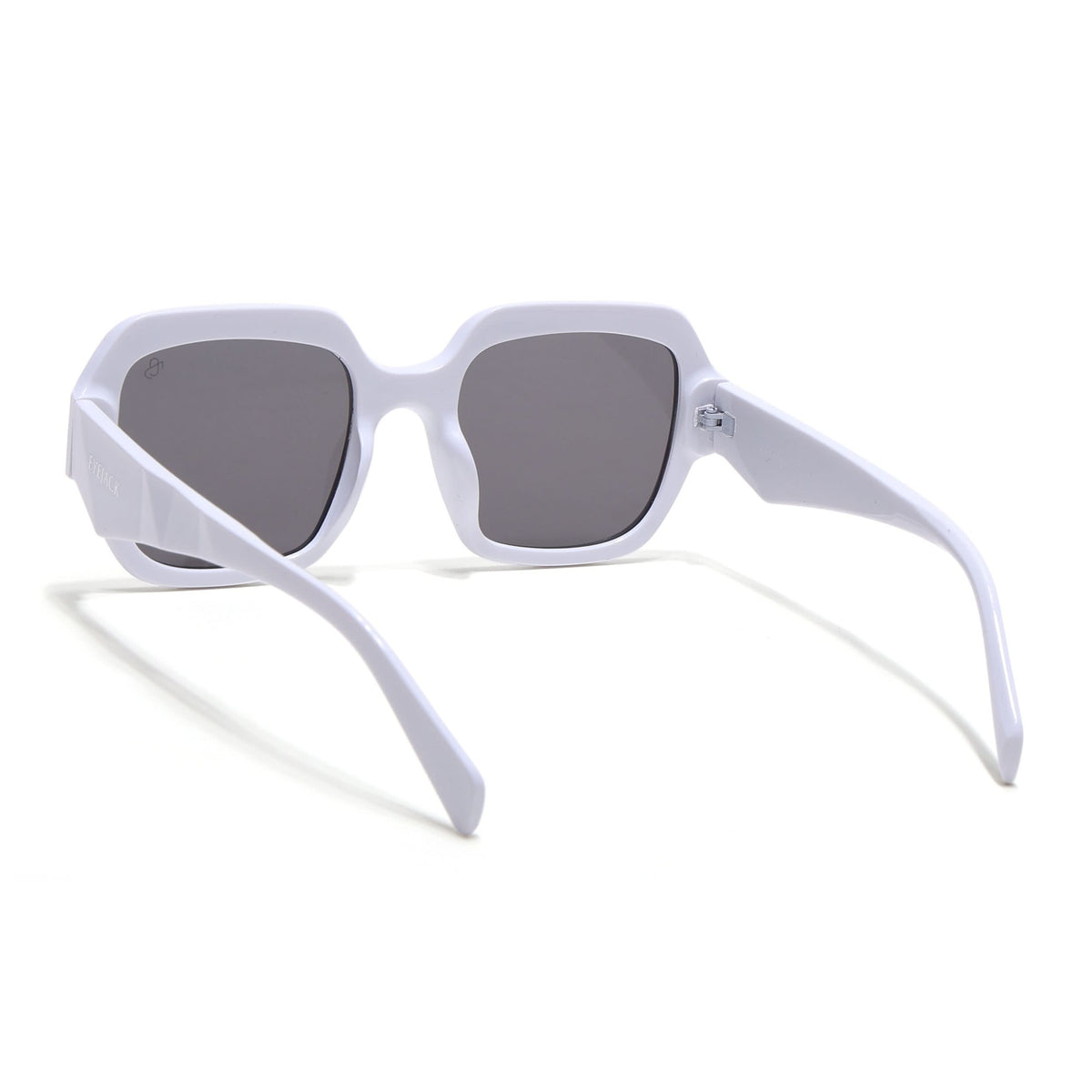 Eyejack White Oversize Sunglasses for Men and Women - view 4