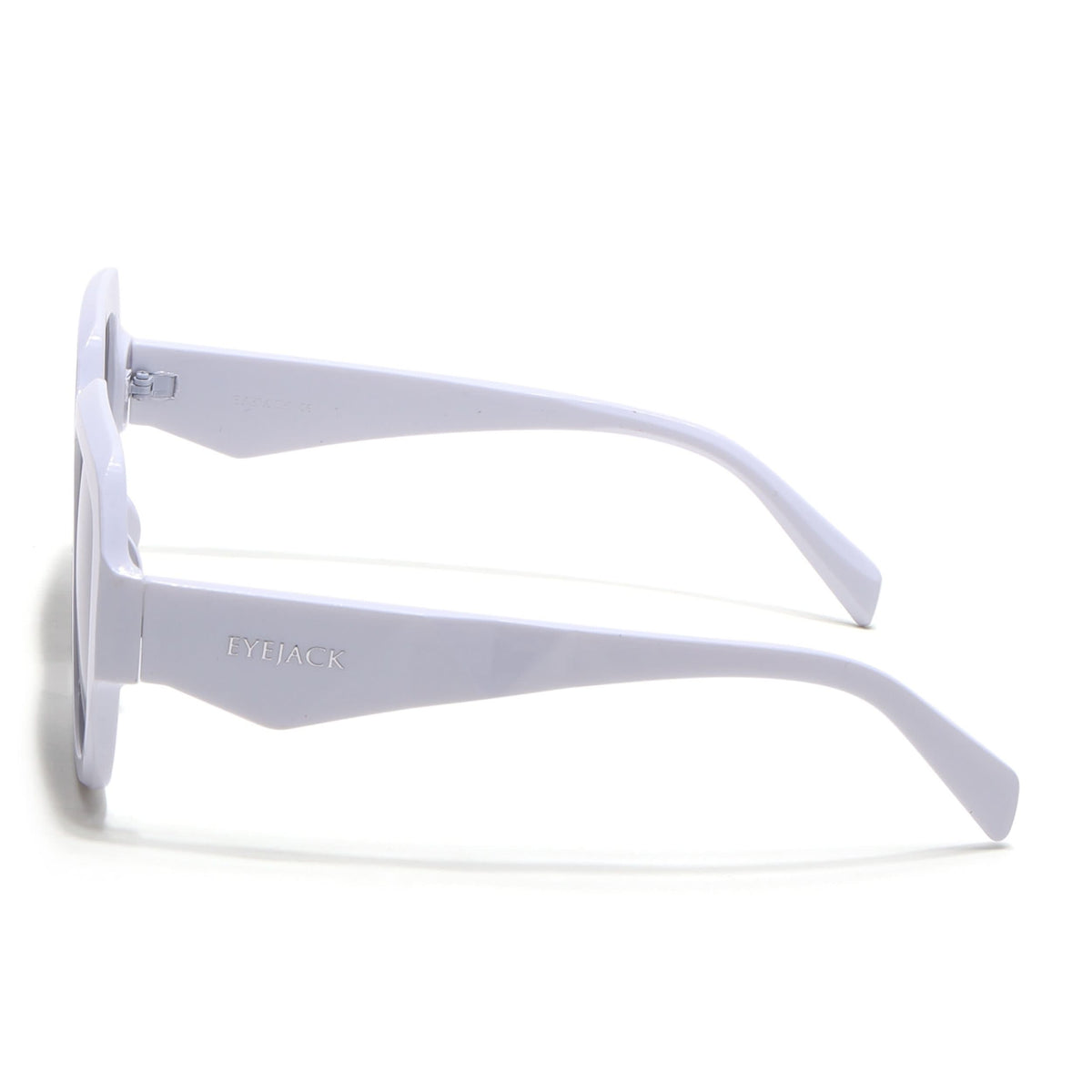 Eyejack White Oversize Sunglasses for Men and Women - view 5