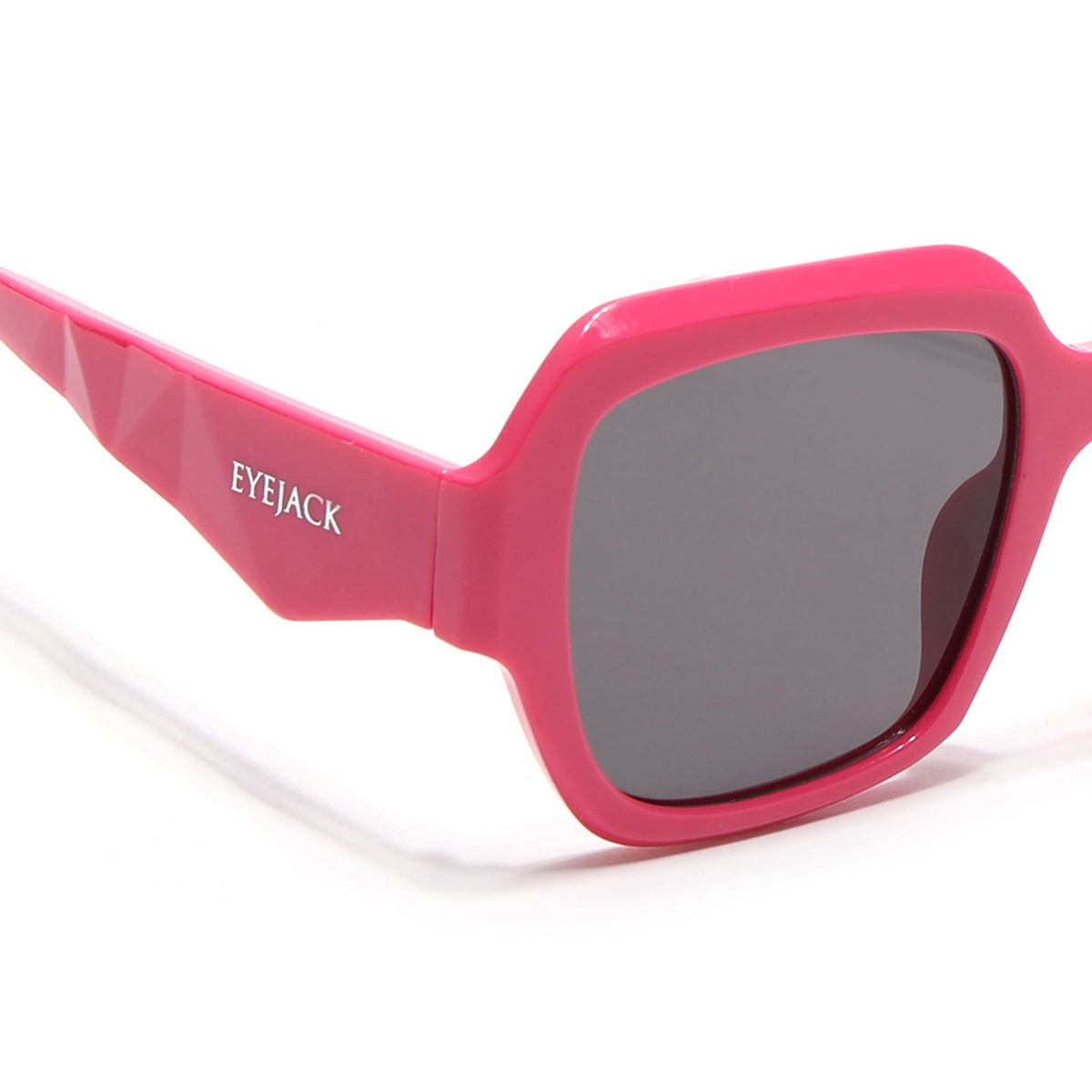 Eyejack Hot Pink Oversize Sunglasses for Men and Women - view 4