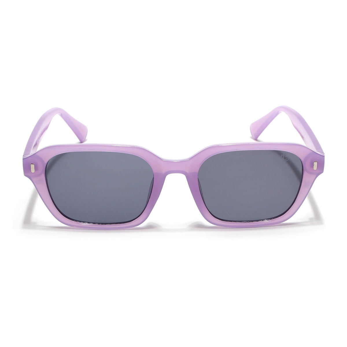 Eyejack Purple Square Sunglasses for Men and Women - view 4