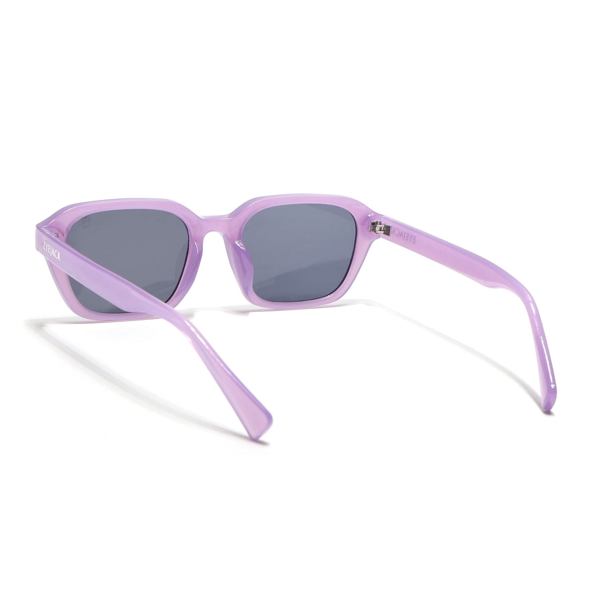 Eyejack Purple Square Sunglasses for Men and Women - view 6
