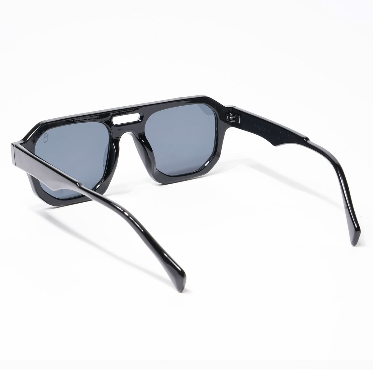Eyejack Solar Shine Black Square Sunglasses for Men and Women - view 3