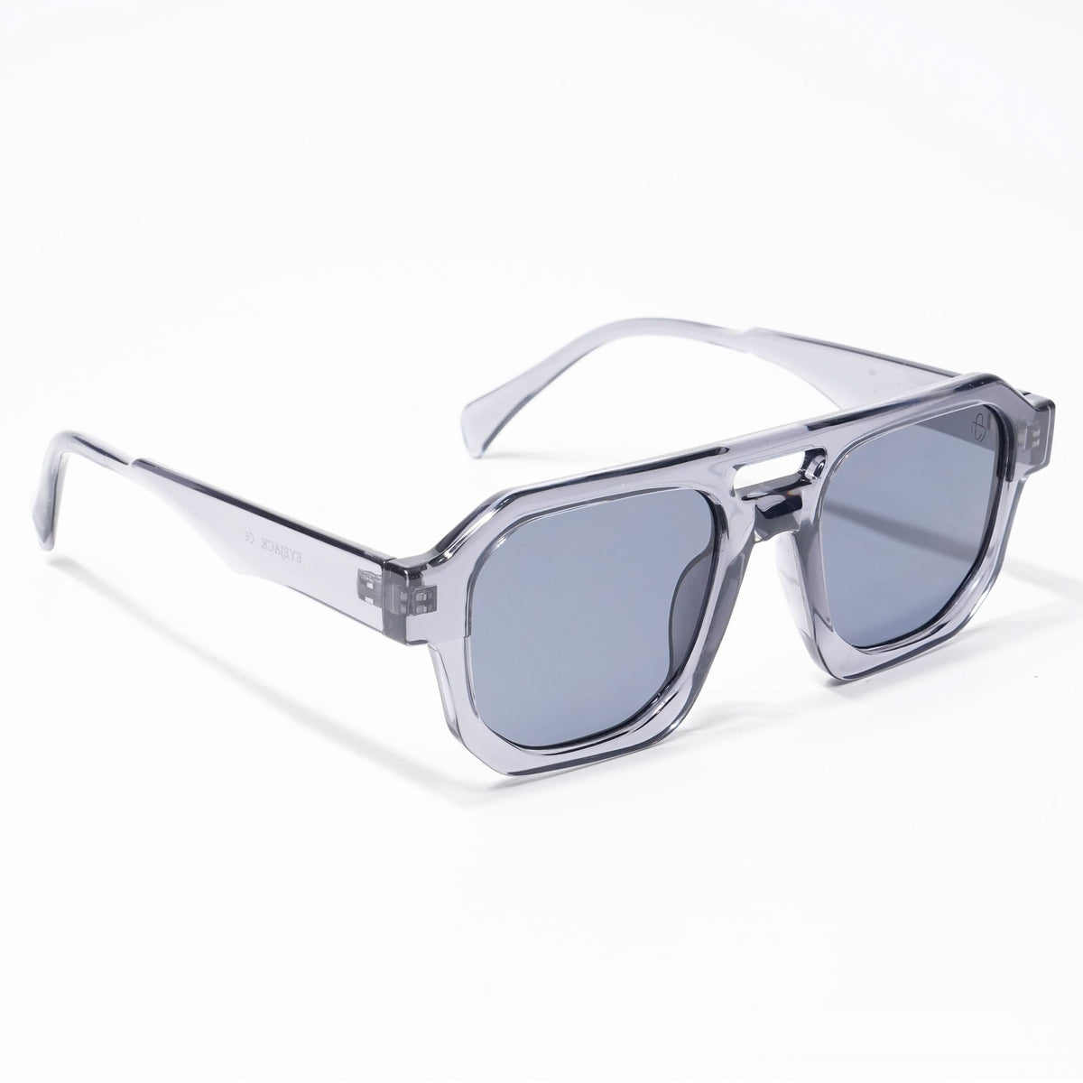 Eyejack Solar Grey Square Sunglasses for Men and Women - view 1