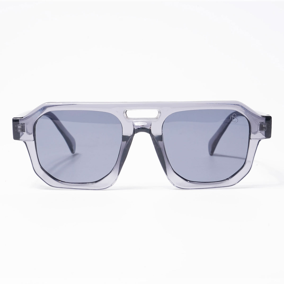 Eyejack Solar Grey Square Sunglasses for Men and Women - view 2
