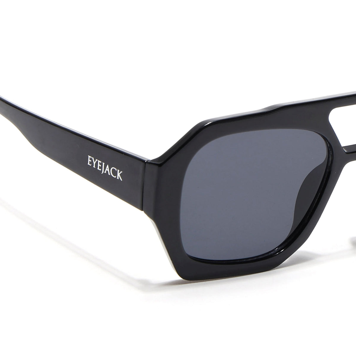Eyejack Black Wayfarer Sunglasses for Men and Women - Style 1003 - view 5