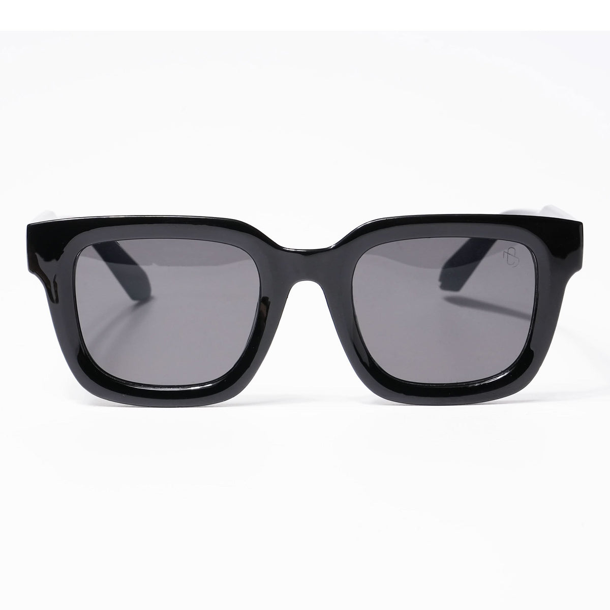 Cubix Shine Black Square Sunglasses for Men and Women - view 4