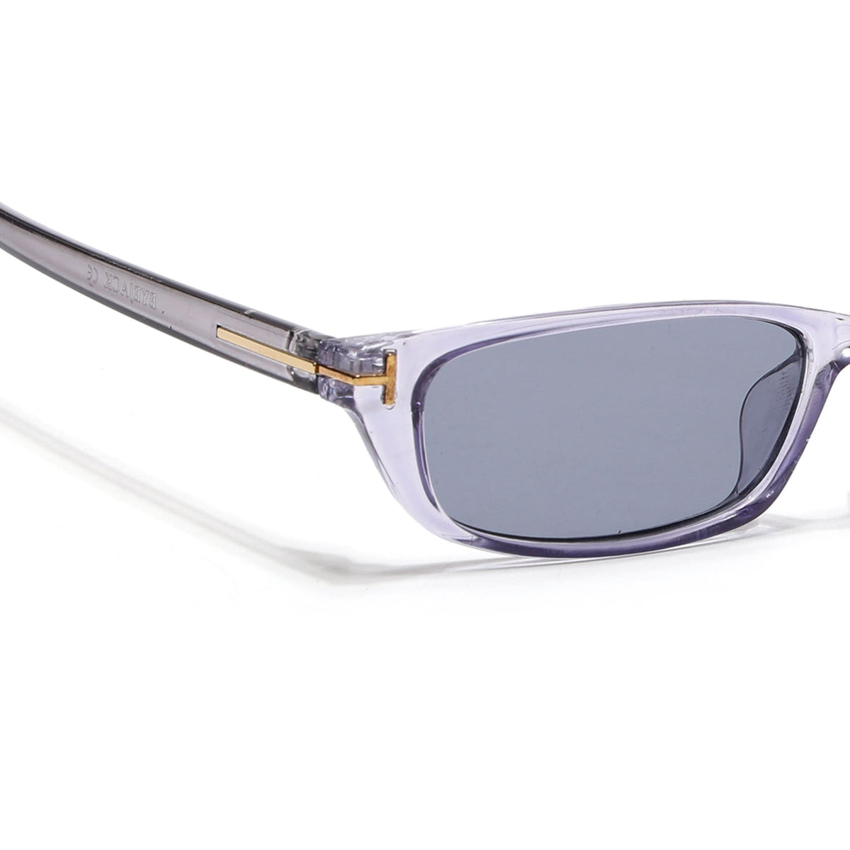 Eyejack Grey Rectangle Sunglasses for Men and Women - Style 1021 - view 5