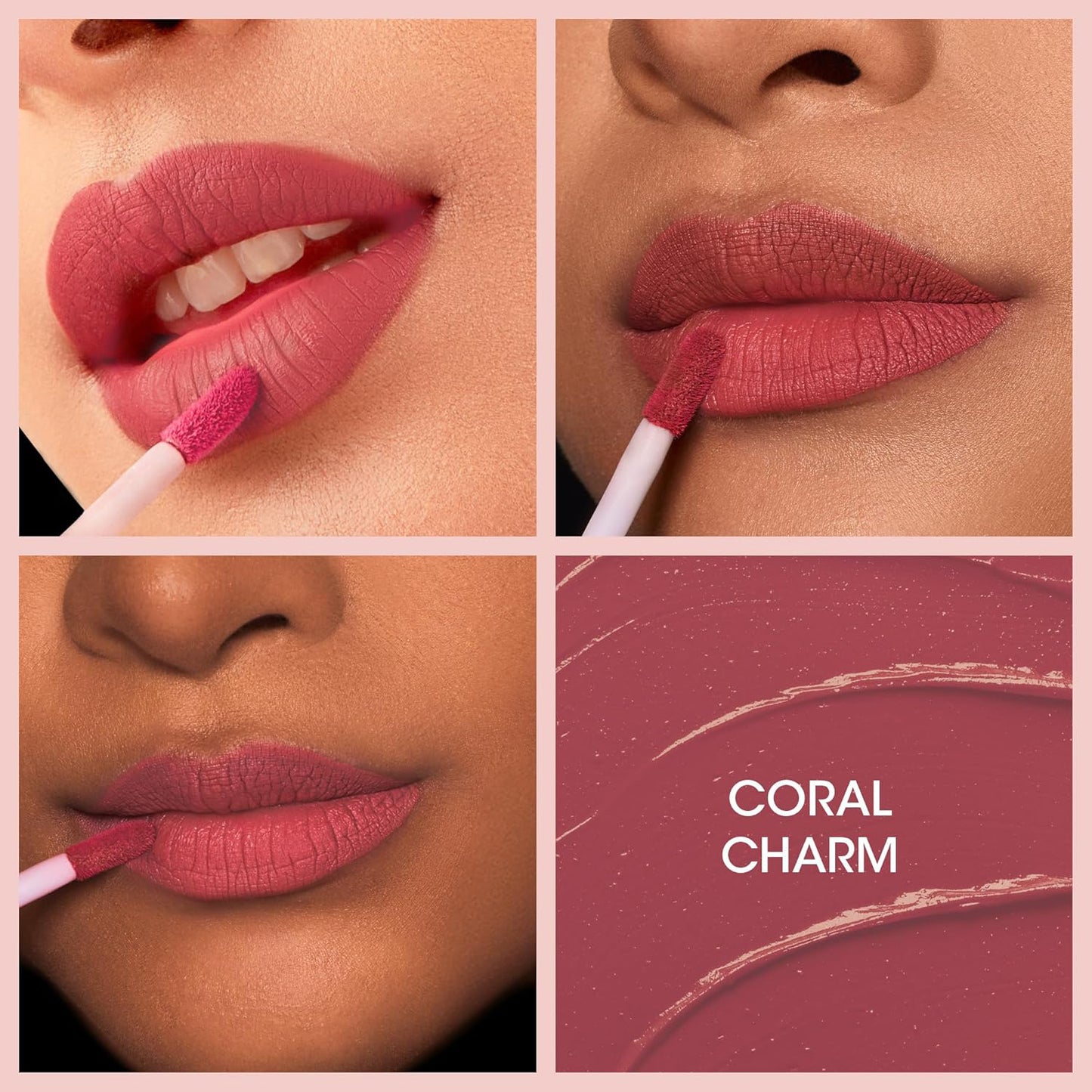 Og Beauty Coral Charm Moisture Lock Liquid Lipstick (4.5 Ml  1 Pc)