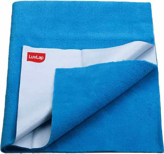 LUVLAP INSTADRY EXTRA ABSORBENT DRY SHEET/BED PROTECTOR SKY BLUEN 0M MEDIUM 70X100CM