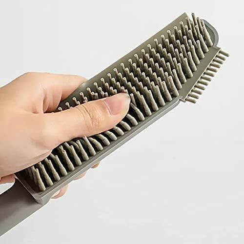 Floor Window Cleaning Tool Brush Kitchen Bathroom Door Cleaning 3 in 1 Gap (grey) - HalfPe