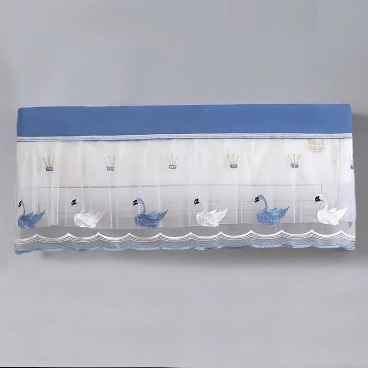 Ac Cover Air Conditioning Dust Cover Folding Designer (Approx 1 Ton  1 Pc  Ac Curtain  Mix Design) HP DD