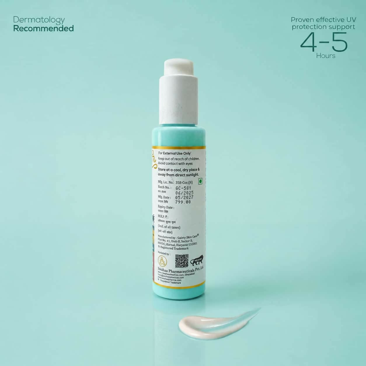 UV Trap Gel Sunscreen SPF 50 PA+++ (100ml)