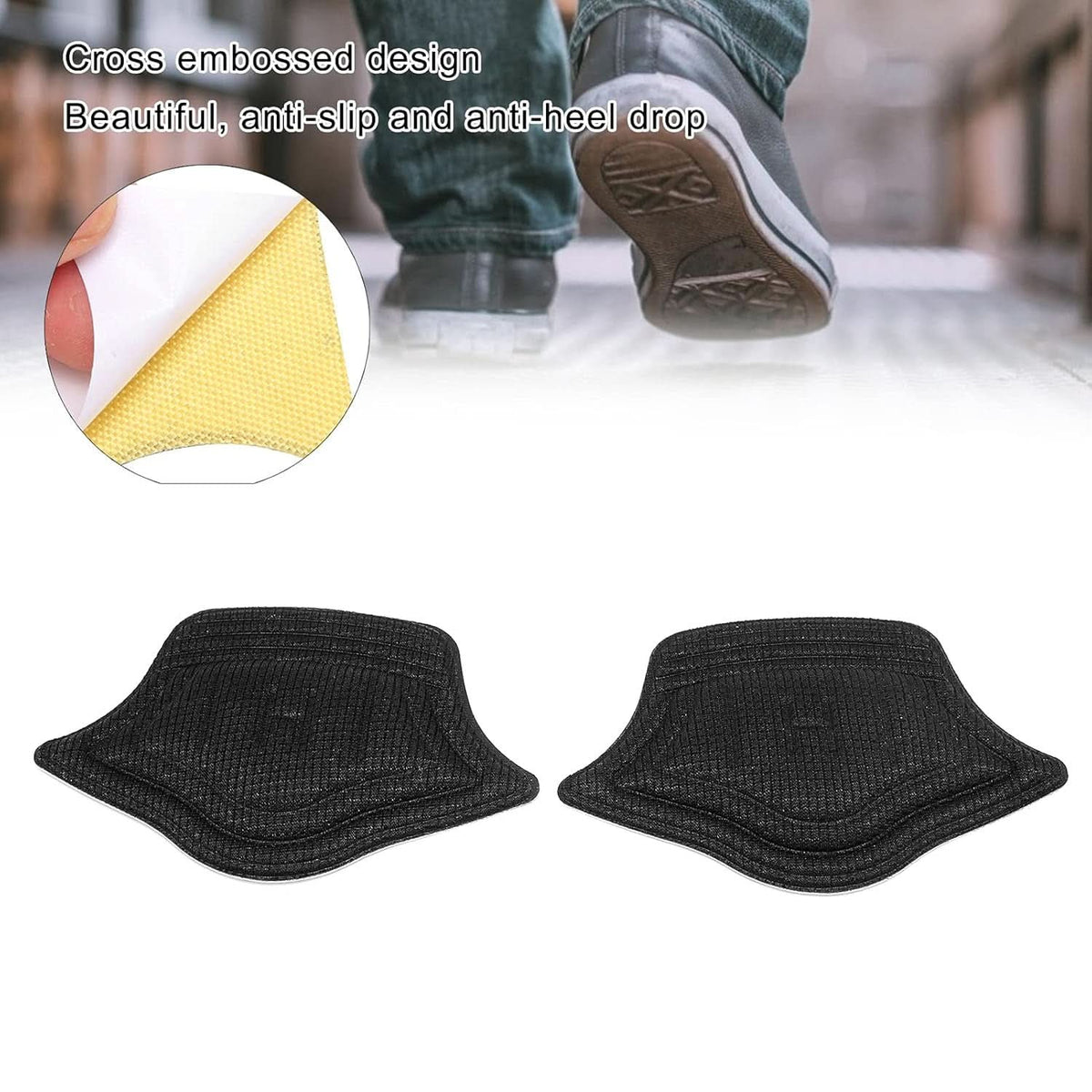 Heel Cushion Pads Widely Applicable Protective Shoe Insoles (1 Pair) HP DD