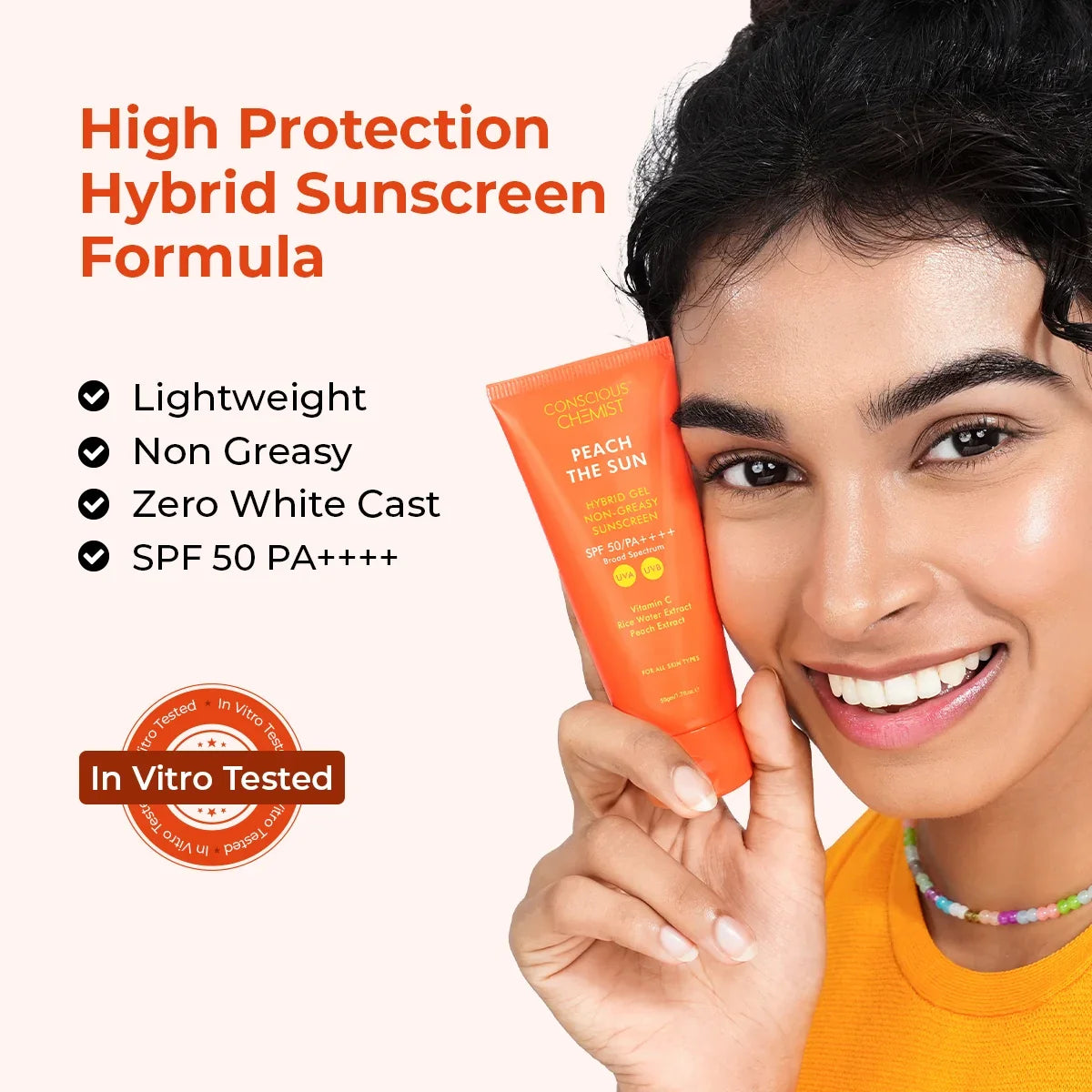 Peach The Sun | SPF 50 PA++++
