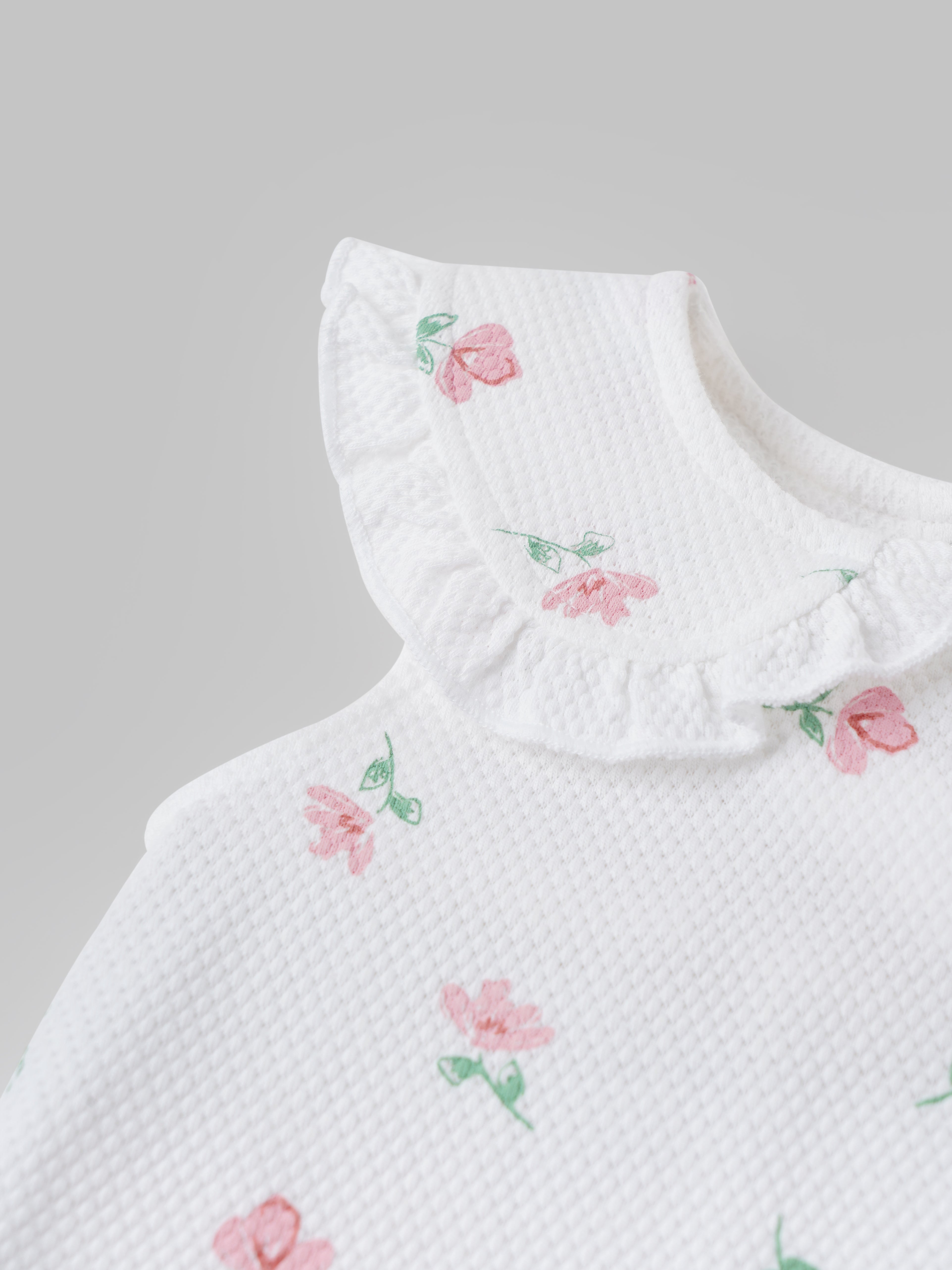 Popees Floral Printed Dress for Girls (0–9 Months) – Beautiful & Stylish Outfit - Image 4