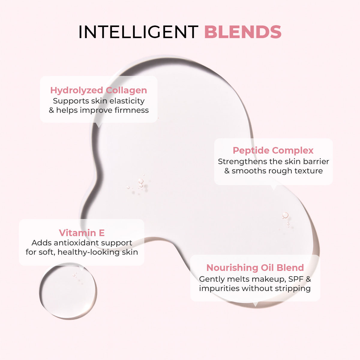 Conscious Chemist Collagen Glow Ultra Light Oil Cleanser | Makeup Remover with Hydrolyzed Collagen (50 ml)