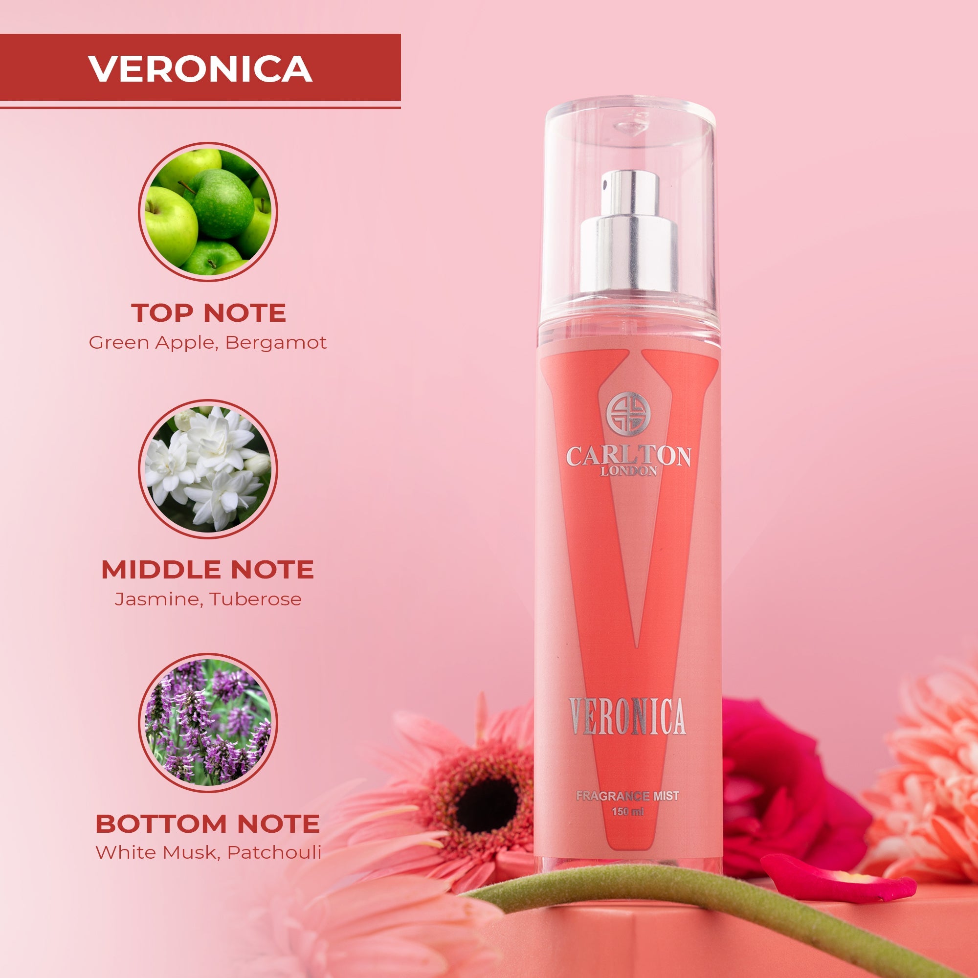 Carlton London Veronica Mist and Blush EDP Gift Set of 2 - CLPLG110