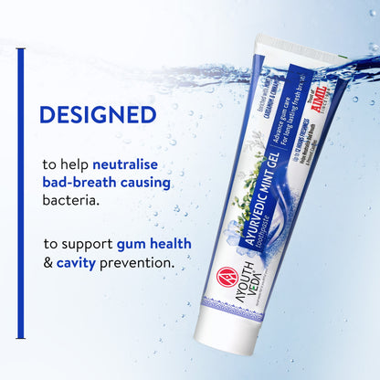 Ayurvedic Mint Gel toothpaste Pack of 4 (100 gm) Aimil Ayouthveda