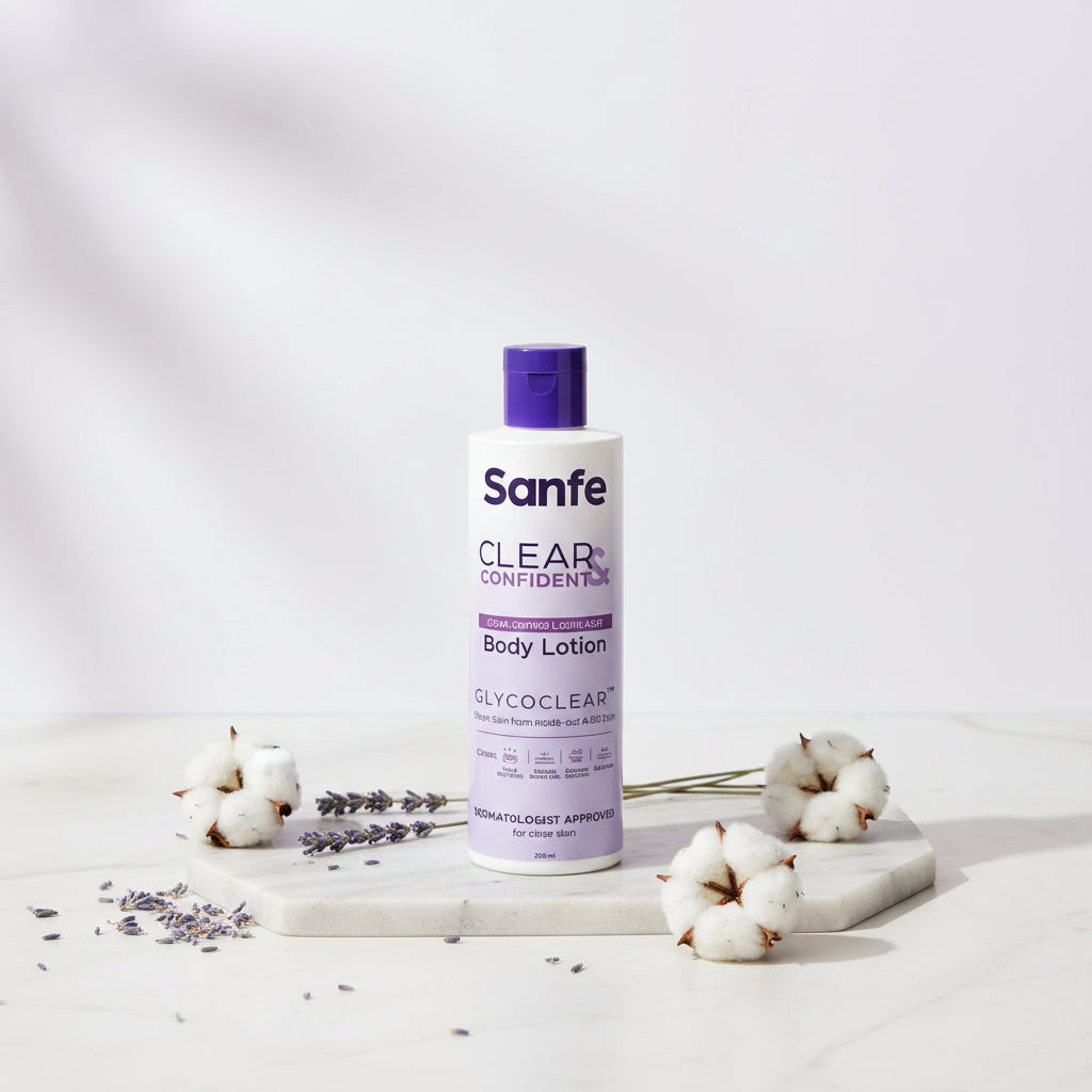 Sanfe Clear & Confident Glycolic Acid Body Lotion