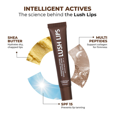 Conscious Chemist Peptide Lip Balm SPF15 | Nourishing Lip Treatment | Mocha Muse (Pack of 1, 15 g)