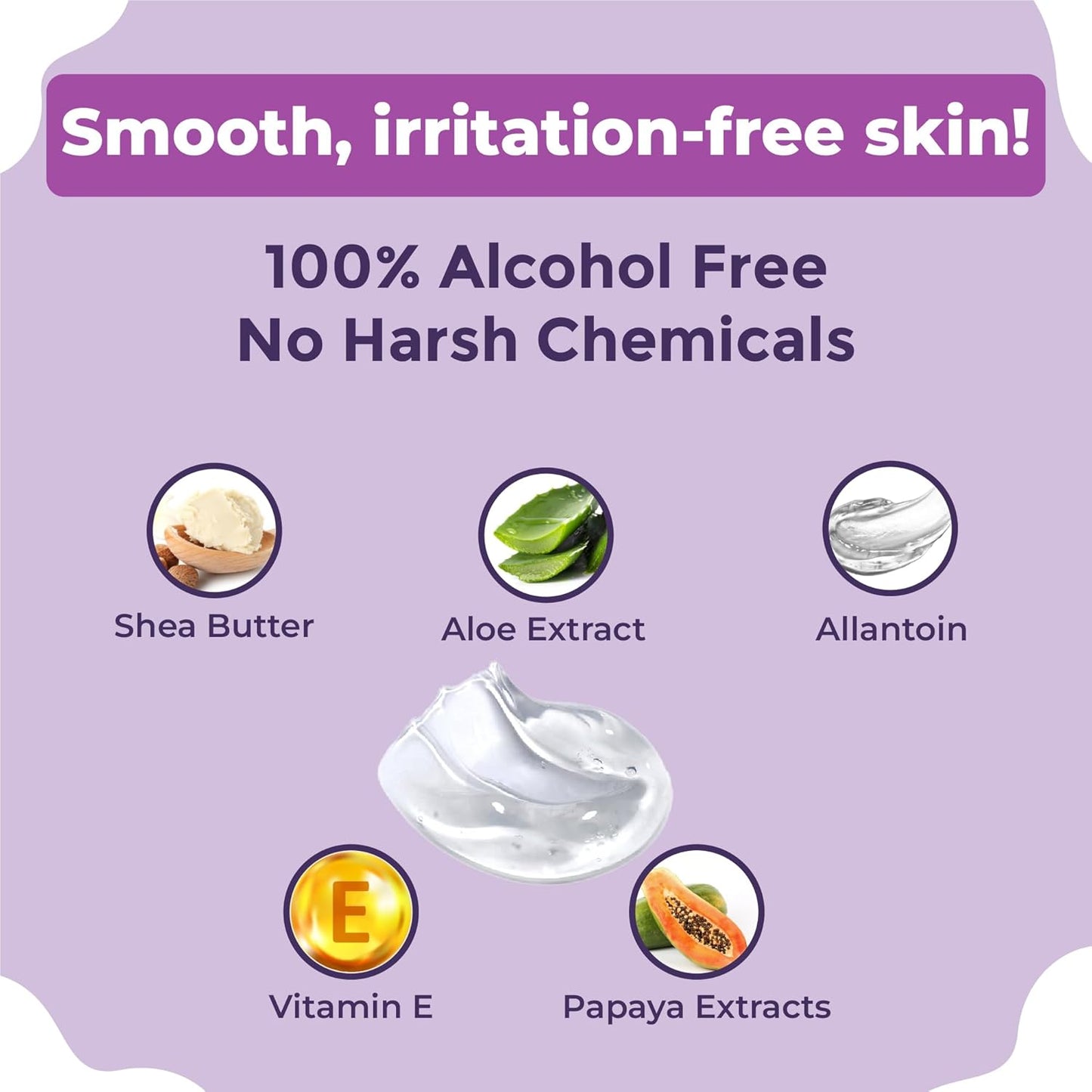 Sanfe Post Hair Removal Soothing Gel For Women Prevents From Razor Bumps & Redness Minimizes Ingrown Hair Lightweight & Soothing Use After Hair Removal Cream & Spray Dermatologist Tested-(50g)