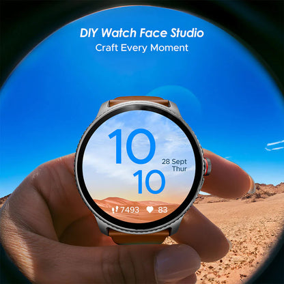 boAt Lunar Discovery Brown – Navigation Smartwatch with Bluetooth Calling Halfpe Deals