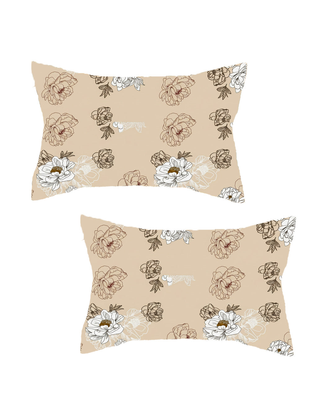 Quirky Home Cotton Rich King Bedsheet With 2 Pillow Covers