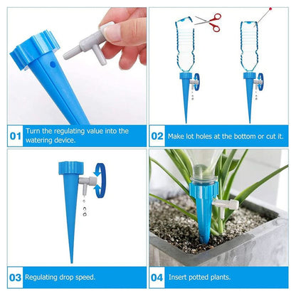 Self Watering Spikes for Plants Adjustable Drippers (1 Pcs)