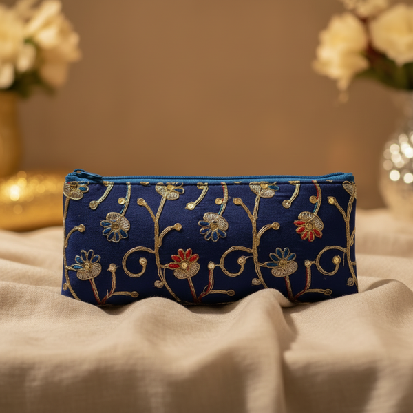 Elegant Floral Embroidered Clutch – Handcrafted Evening Bag for Women. RAYORA ENTERPRISE