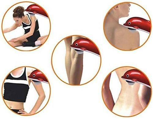 Dolphin Handheld Massager with Vibration (Multi-color) - HalfPe