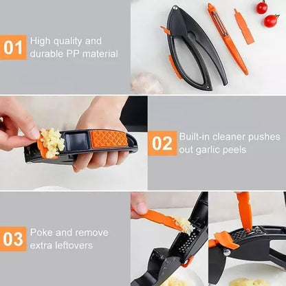 Multifunctional Garlic Press Garlic Mincing Crushing Tool (1 Pc) ABHI Mobiles