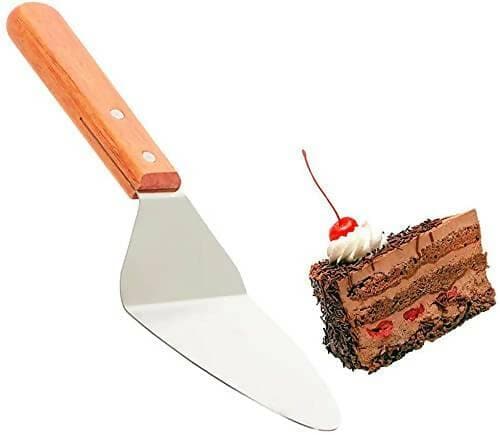 P-Plus International Pie Server with Wood Handle - HalfPe