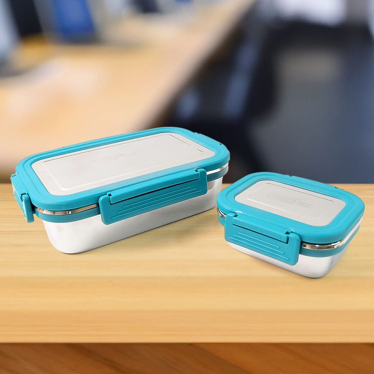 Apex Jerry Lunch Box Premium Stainless Steel Food Container (2 Pc  700+200 Ml Approx) HP DD