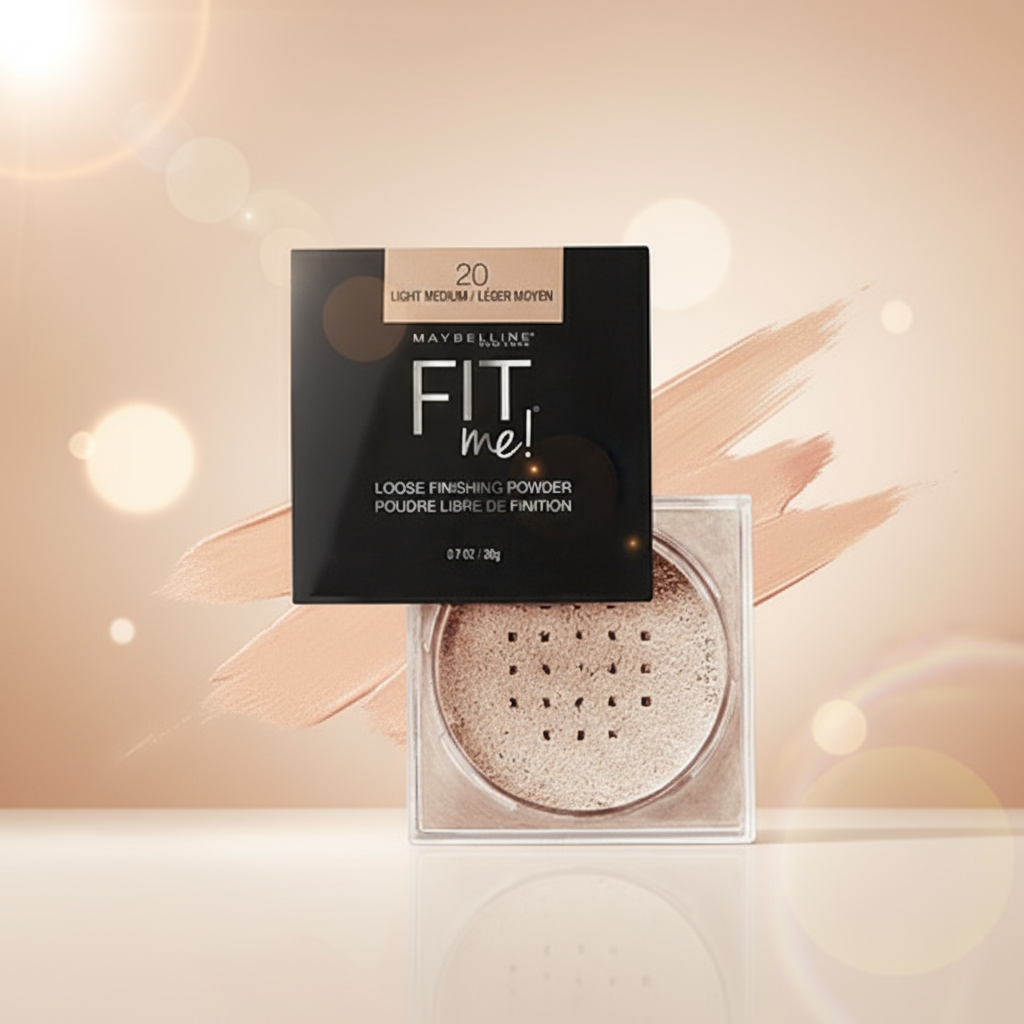 Maybelline New York Fit Me Loose Finishing Powder, 20 g 20 Light Medium