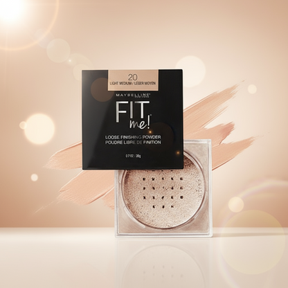 Maybelline New York Fit Me Loose Finishing Powder, 20 g 20 Light Medium