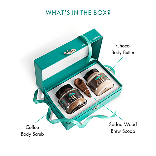 mCaffeine Be Date Ready Body Polishing Gift Kit, 3 pcs